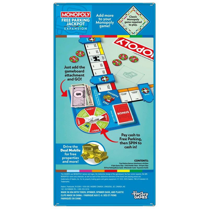 slide 5 of 12, Monopoly Free Parking Jackpot Board Game, 1 ct
