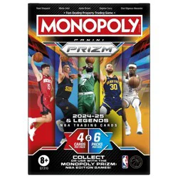 Monopoly Panini Prizm: 2024-25 NBA Basketball Trading Cards Booster Box