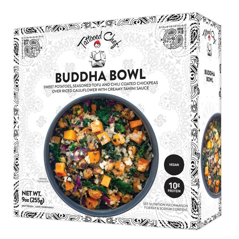 slide 5 of 6, Tattooed Chef Frozen Vegan Gluten Free Buddha Bowl - 9oz, 9 oz