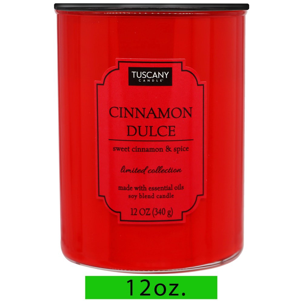 slide 3 of 6, Tuscany Candle Tuscany Color Splash Cinnamon Dulce Candle, 12 Oz, 12 oz