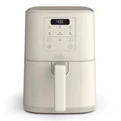 bella Housewares bella 4qt Slim Air Fryer Oatmilk: Small Beige Electric Fryer, 1300W, 2-Year Warranty, Plastic & Aluminum, 7.27 lbs