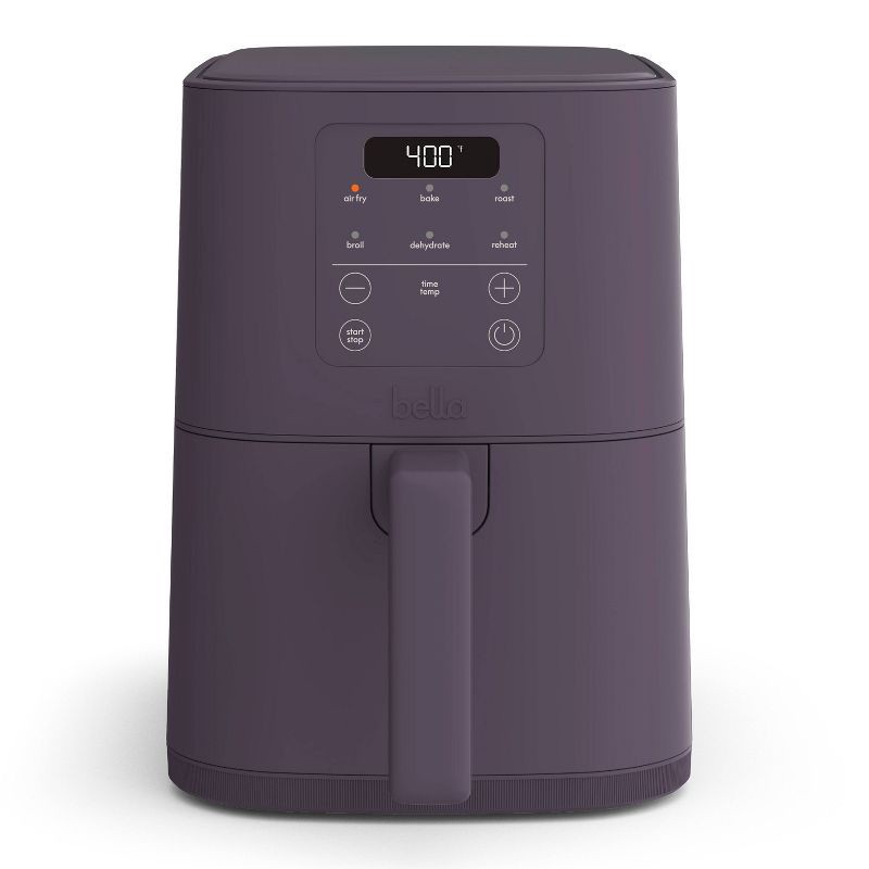 slide 1 of 7, bella Housewares bella 4qt Slim Air Fryer Plum, 4 qt