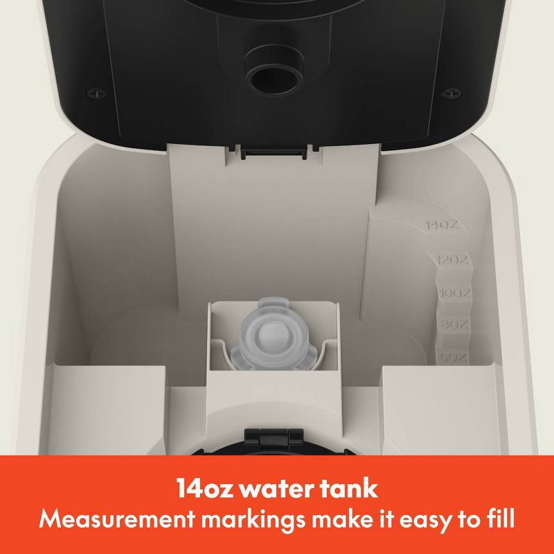 slide 7 of 9, bella Housewares bella Single-Serve Coffee Maker Oatmilk: Drip Pod Coffee Maker, 14 oz Capacity, Automatic Shut-Off, Removable Drip Tray, 14 oz