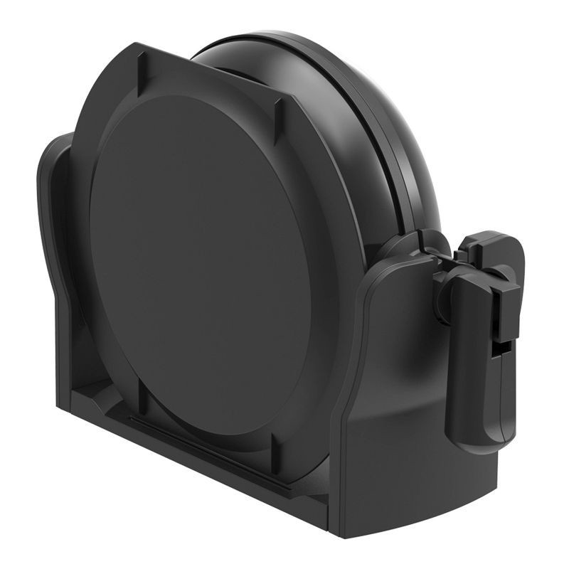 slide 7 of 10, KitchenSmith Nonstick Waffle Maker Black: Aluminum, 180° Rotating, Folding Handle, Drip Tray, 1000W, 1 ct