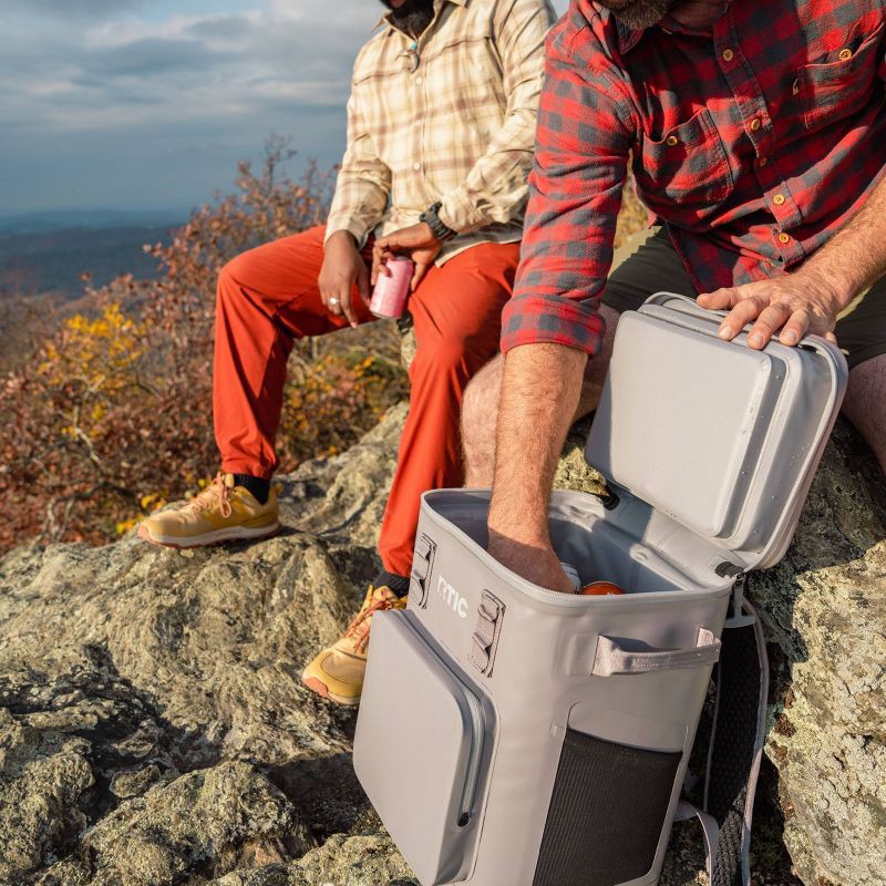 slide 5 of 7, RTIC Outdoors 24 Can Ultra-Tough Backpack Cooler - Gray: Vinyl Liner, Holds 24 Cans, 24 can, 24 cans