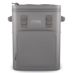 RTIC Outdoors 24 Can Ultra-Tough Backpack Cooler - Gray: Vinyl Liner, Holds 24 Cans