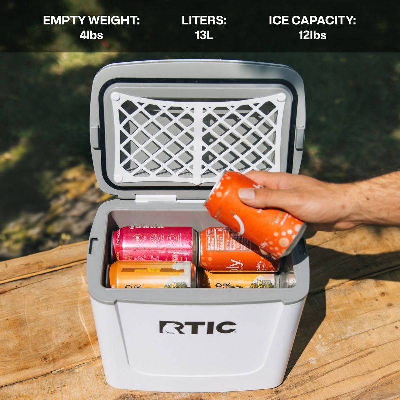 slide 4 of 8, RTIC Outdoors 8qt Road Trip Personal Cooler - White, 8 qt