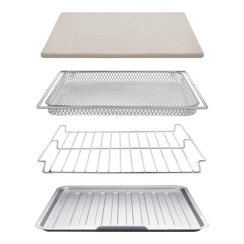 slide 12 of 12, Gourmia Digital Indoor Grill Pizza + Air Fryer Oven with 6 Pizza Presets and 7 Cooking Functions, 1 ct