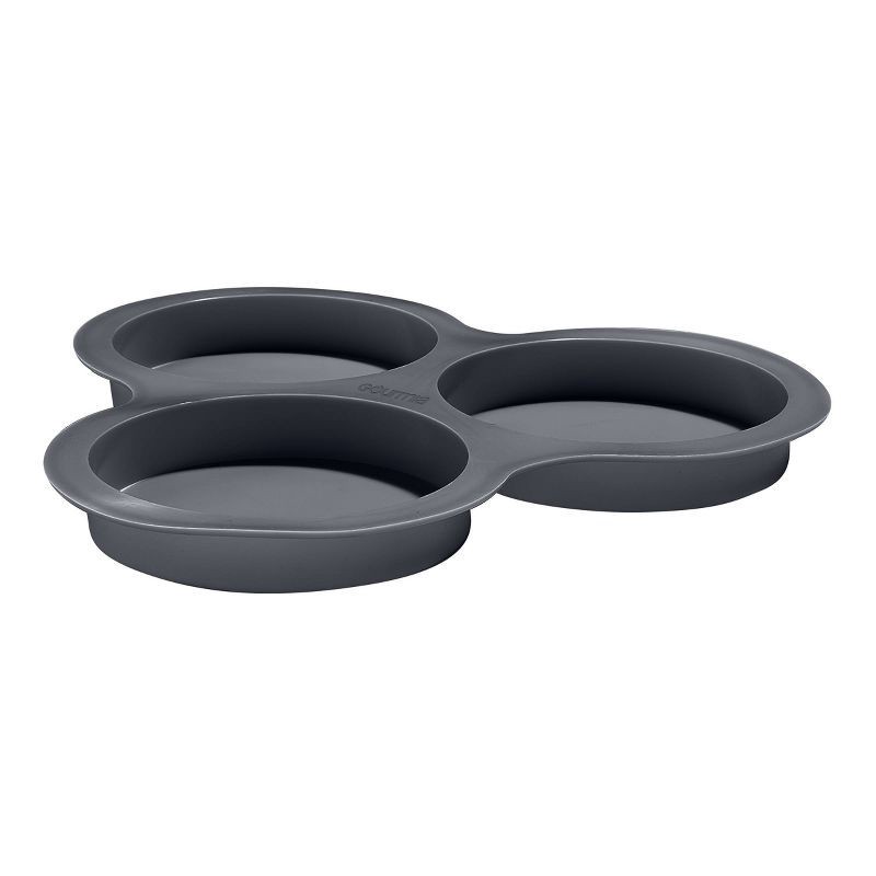 slide 10 of 12, Gourmia Reusable 3pc Silicone Air Fryer Accessory Set with Basket Liner, Egg Bites Mold & Muffin Pan: Dishwasher-Safe, Hand Wash, Black, 1.49 lbs, 3 ct, 1.49 lb