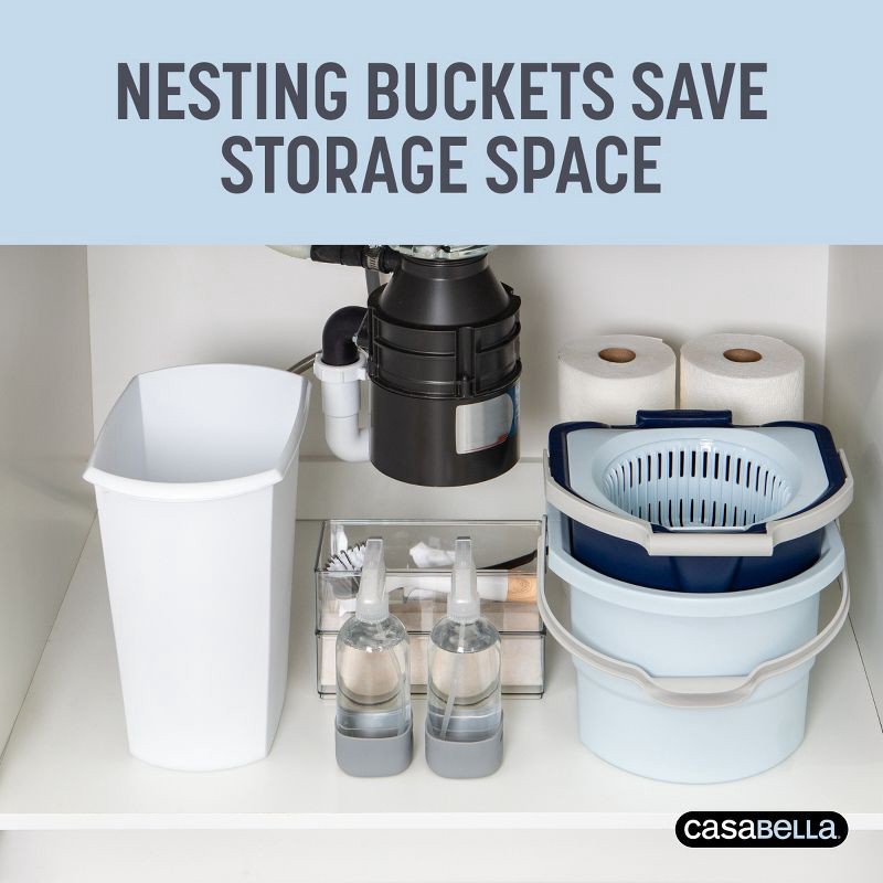 slide 11 of 16, Casabella Clean Water Spin Mop with Extra Refill, 1 ct