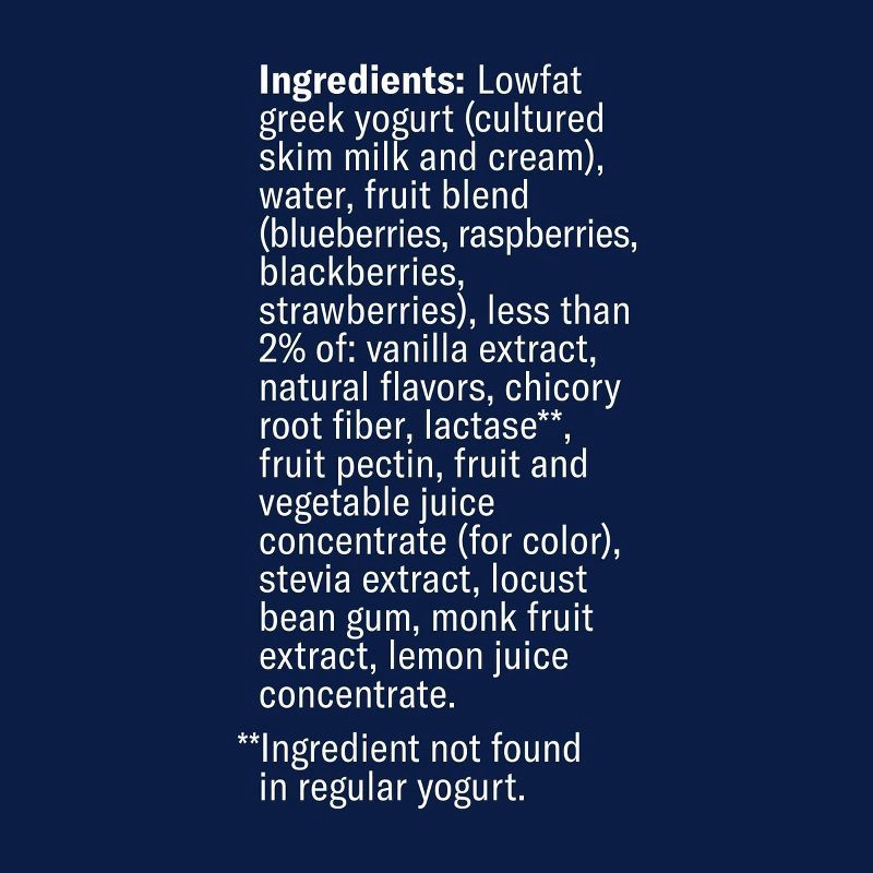 slide 9 of 9, Chobani 20g Protein Greek Yogurt Drink Mixed Berry Vanilla - 40 fl oz/4ct Bottles, 20 gram, 40 fl oz, 4 ct