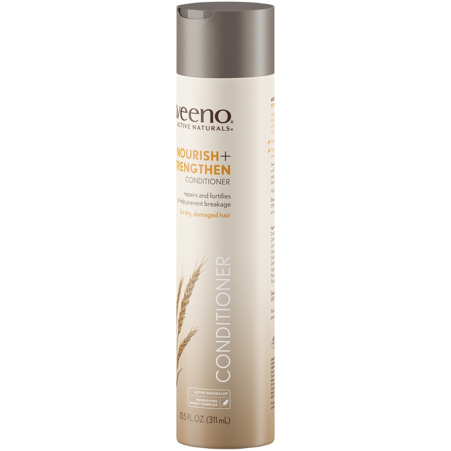 slide 6 of 6, AVEENO Nourish+ Strengthen Conditioner, 10.5 Fl. Oz, 10.50 fl oz