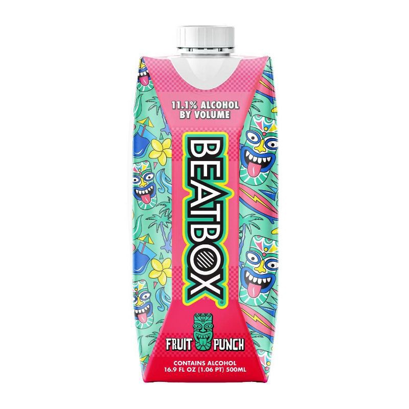 slide 1 of 4, BeatBox Beverages BeatBox Fruit Punch - 500ml Box, 500 ml