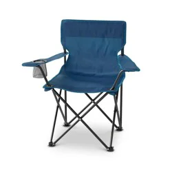 Adult Outdoor Portable Camp Chair - Dealworthy™ Mineral Blue: Steel Frame, 225 lbs Capacity