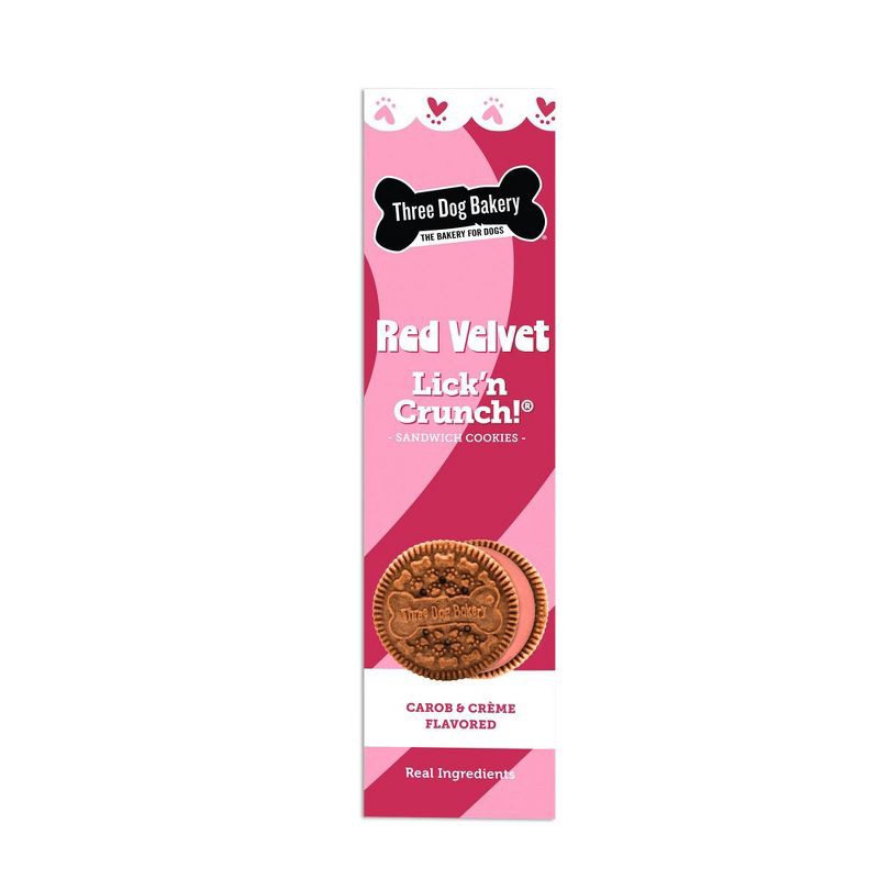 slide 4 of 9, Three Dog Bakery Lick'n Crunch Vanilla Flavor Crunchy Dog Treats - 13oz, 13 oz