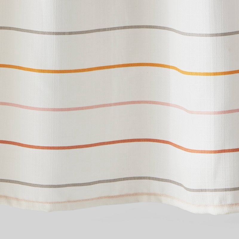 slide 4 of 4, Fabric Thin Striped Shower Curtain - Room Essentials™, 1 ct