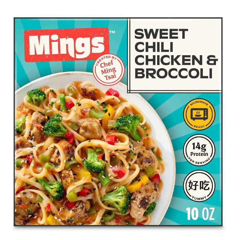 slide 1 of 8, Mings Sweet Chili Chicken & Broccoli Asian Noodles - 10oz, 10 oz