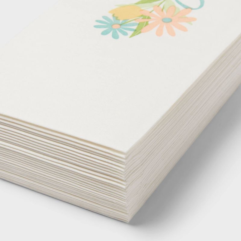 slide 3 of 3, 30ct Easter Floral Bouquet Guest Towel - Spritz™, 30 ct