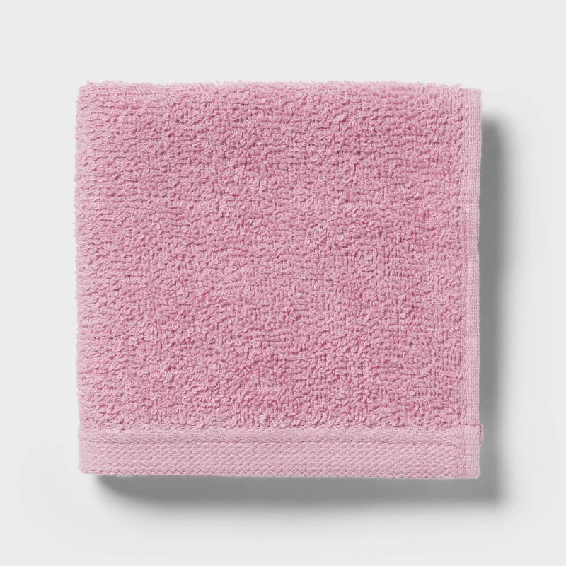 slide 3 of 4, 18pk Everyday Washcloths Pink/Orange/White - Room Essentials™, 18 ct