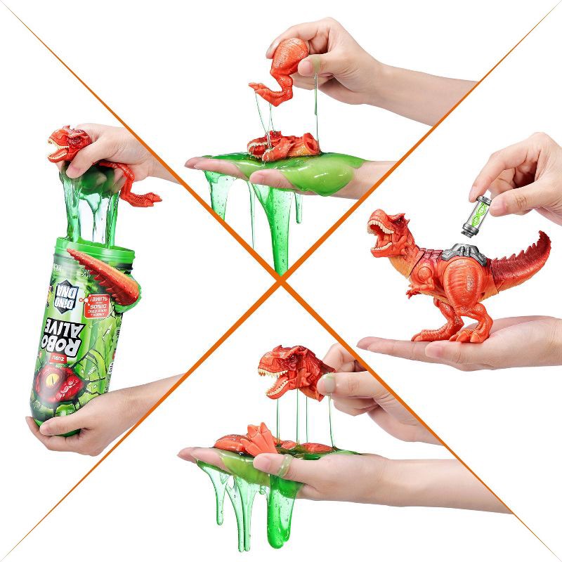 slide 10 of 12, Robo Alive Dino DNA Animal Figure: Dinosaur Toy Playset with 10 PVC Pieces, 1 ct