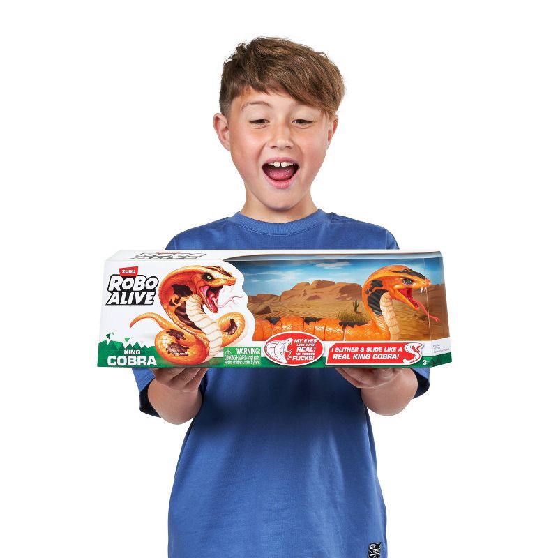 slide 8 of 9, Robo Alive Cobra Mini Figure Animal Figure, 1 ct