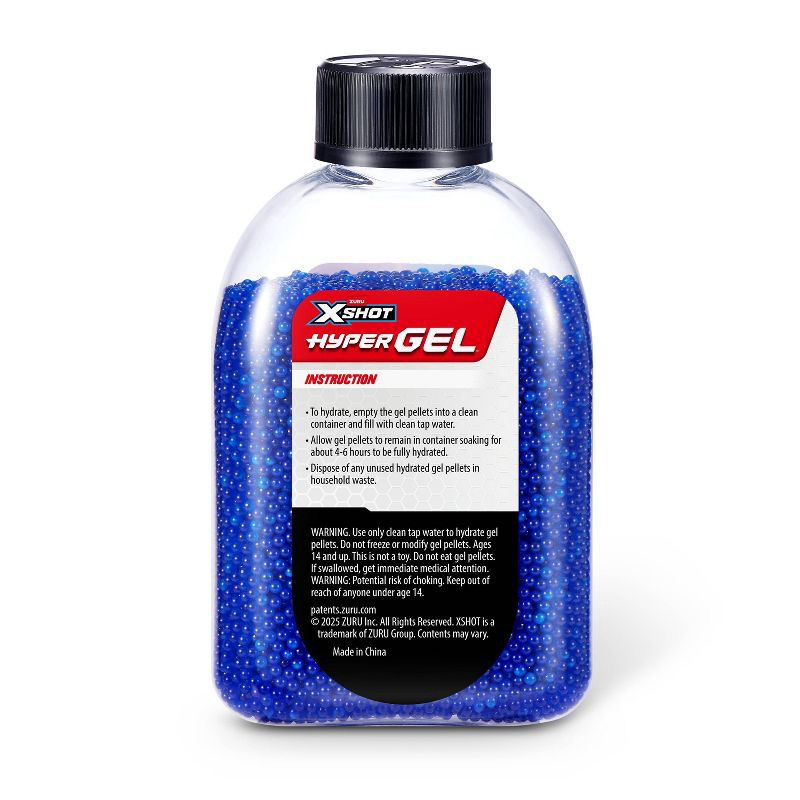 slide 4 of 5, XSHOT Blue Gellets: Toy Blaster Accessories, Polymer, 20000 Pieces, 20000 ct