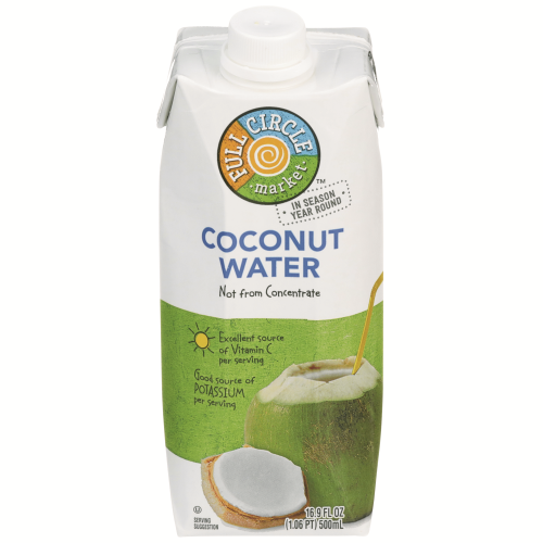 slide 1 of 1, Full Circle Market Pure Coconut Water, 17 oz
