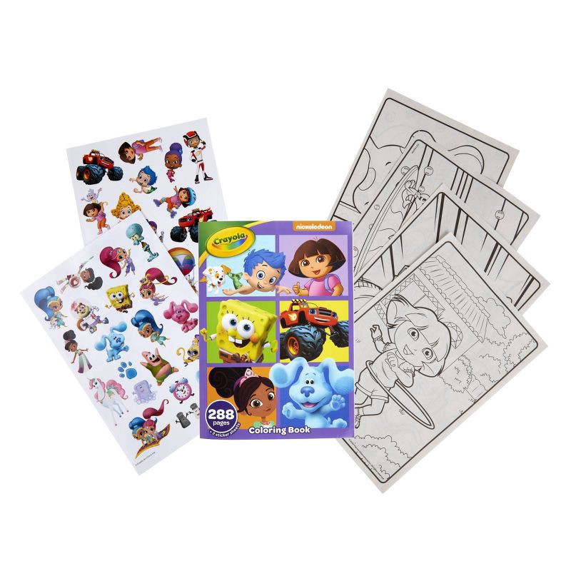 slide 2 of 4, Crayola Nick Jr 288-Page Coloring Book, 1 ct