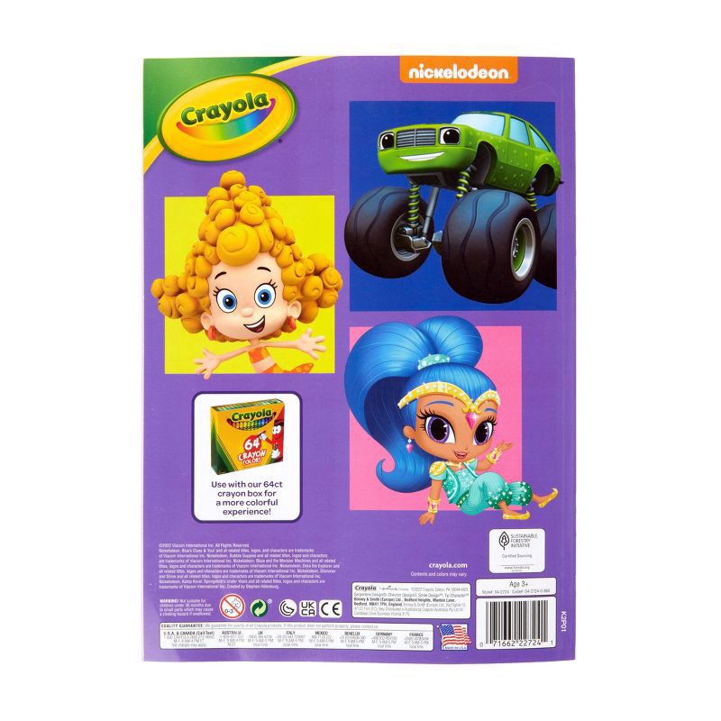 slide 4 of 4, Crayola Nick Jr 288-Page Coloring Book, 1 ct