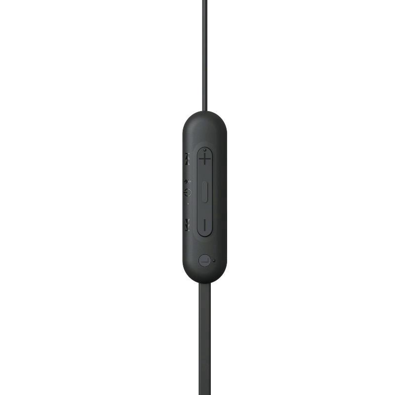 slide 4 of 6, Sony Wi-C100 - Earphones With Mic - In-Ear - Neckband - Bluetooth - Wireless - Black, 1 ct