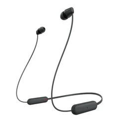 Sony Wi-C100 - Earphones With Mic - In-Ear - Neckband - Bluetooth - Wireless - Black