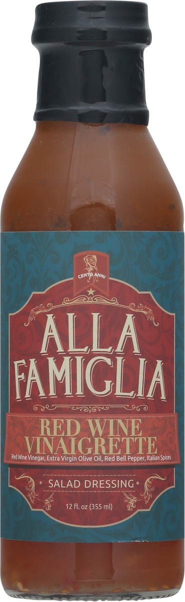 slide 3 of 9, Alla Famiglia Red Wine Vinaigrette, 12 fl oz
