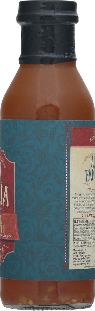 slide 9 of 9, Alla Famiglia Red Wine Vinaigrette, 12 fl oz