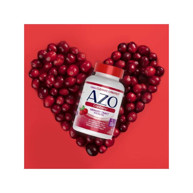 slide 7 of 7, AZO Cleanse + Protect Cranberry Softgels for Urinary Tract Health- 120 ct, 120 ct