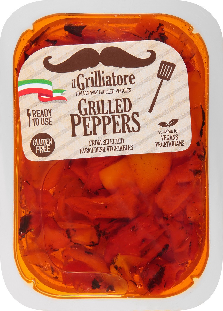slide 7 of 13, il Grilliatore Grilled Peppers 8 oz, 8 oz