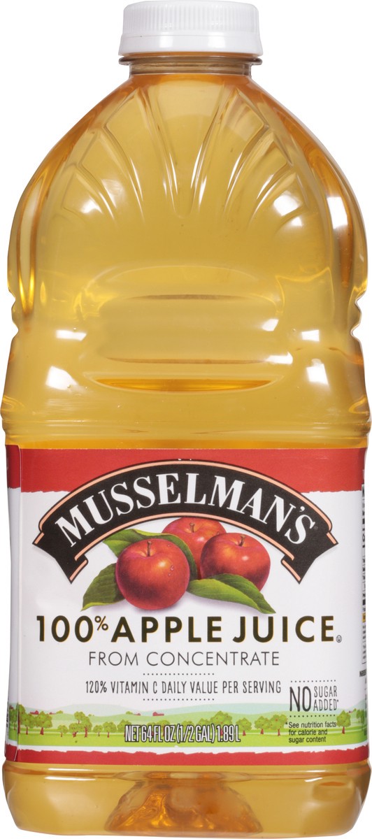 slide 6 of 12, Musselman's 100% Apple Juice 64 fl. oz., 64 fl oz