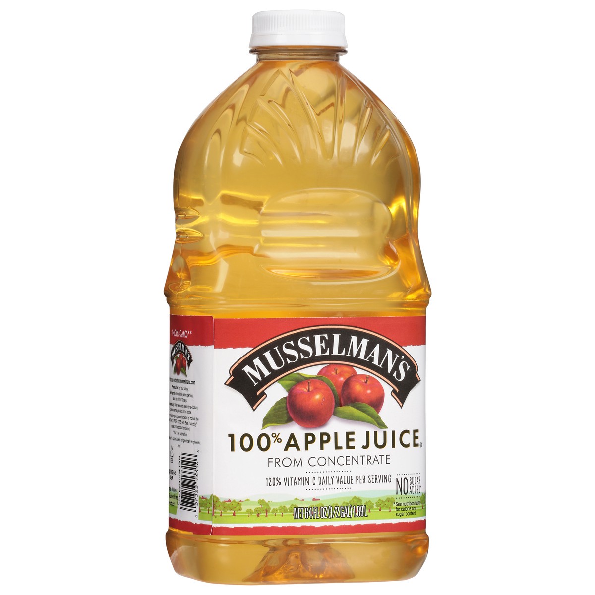 slide 3 of 12, Musselman's 100% Apple Juice 64 fl. oz., 64 fl oz