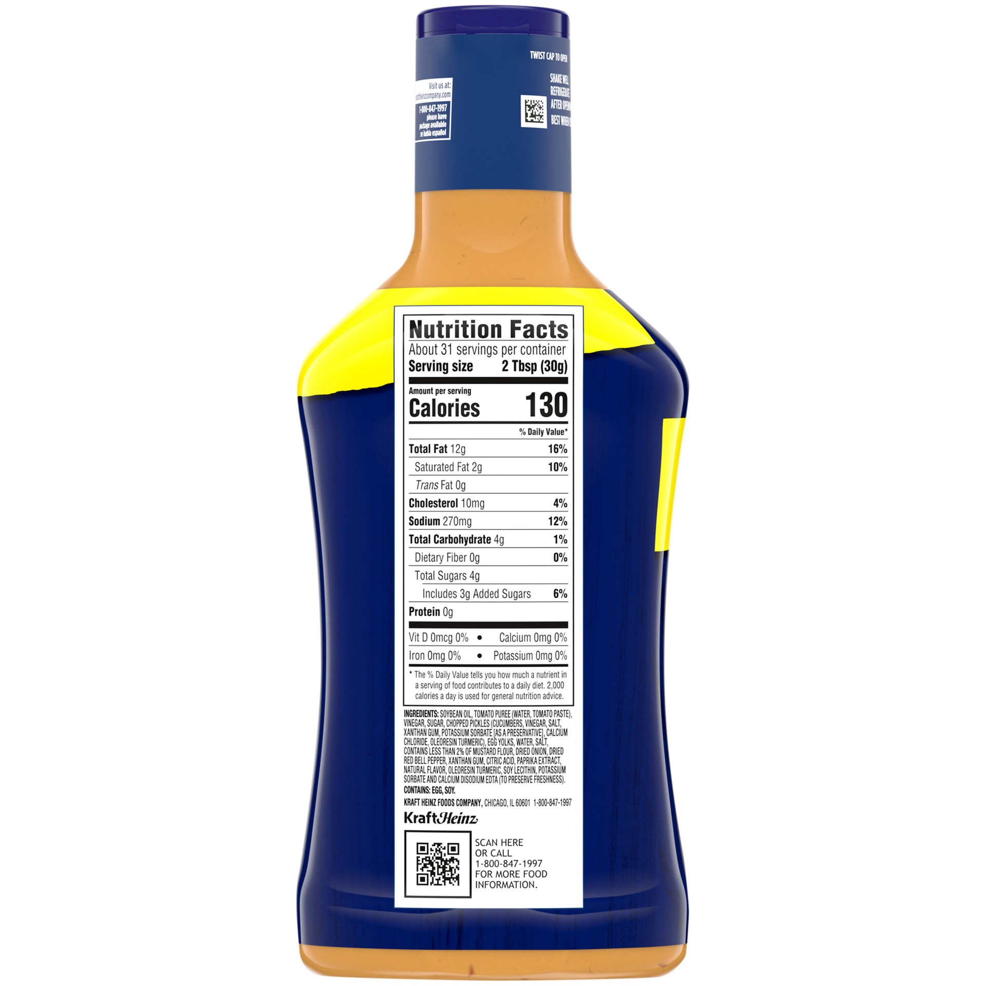 slide 5 of 5, Kraft Thousand Island Salad Dressing Value Pack, 2 ct Pack, 16 fl oz Bottles, 2 ct