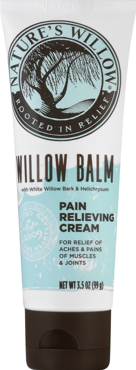 slide 11 of 12, Nature's Willow Willow Balm Pain Relieving Cream, 3.5 oz, 3.5 oz