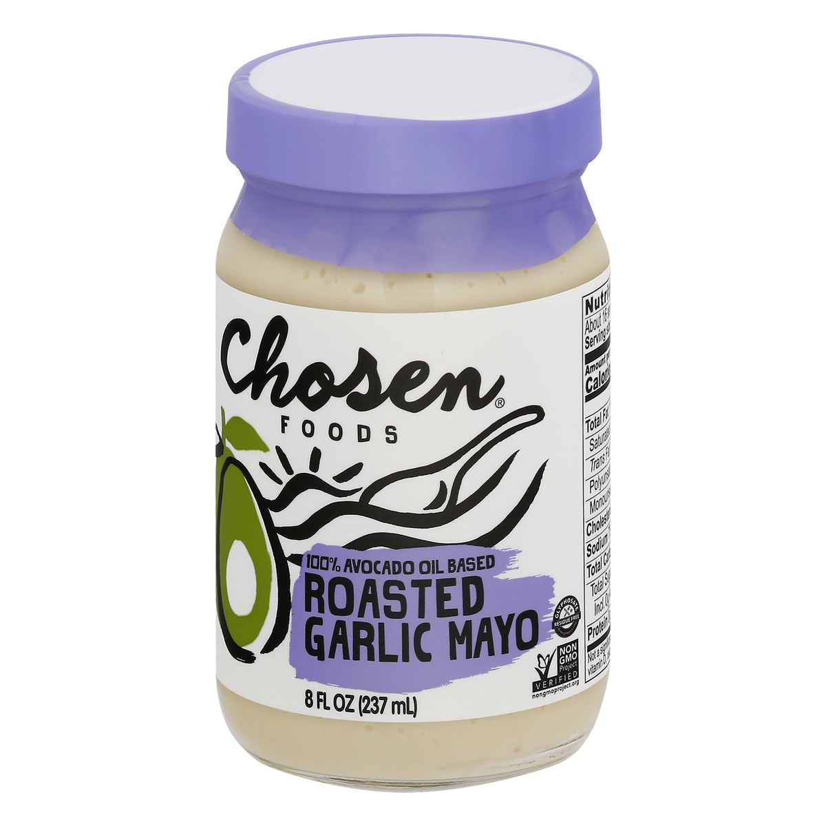 slide 9 of 10, Chosen Foods Roasted Garlic Mayo 8 oz, 8 oz