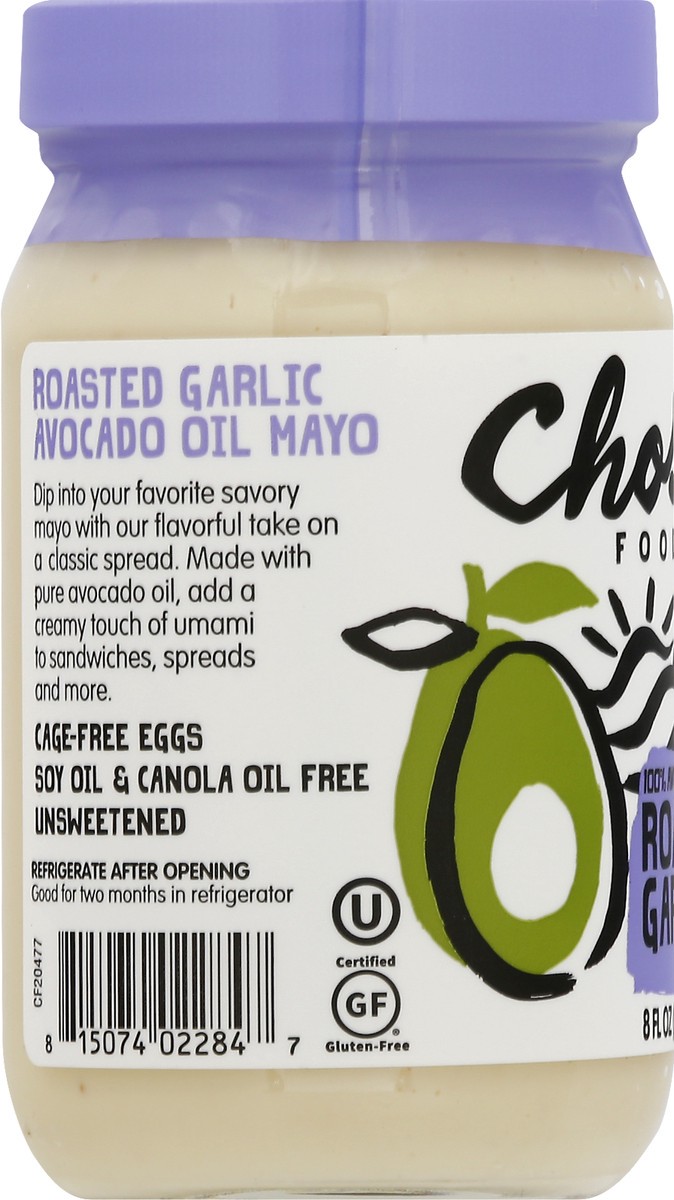 slide 2 of 10, Chosen Foods Roasted Garlic Mayo 8 oz, 8 oz