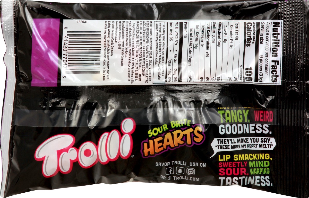 slide 2 of 8, Trolli Hearts Gummy Candy 10 oz, 10 oz