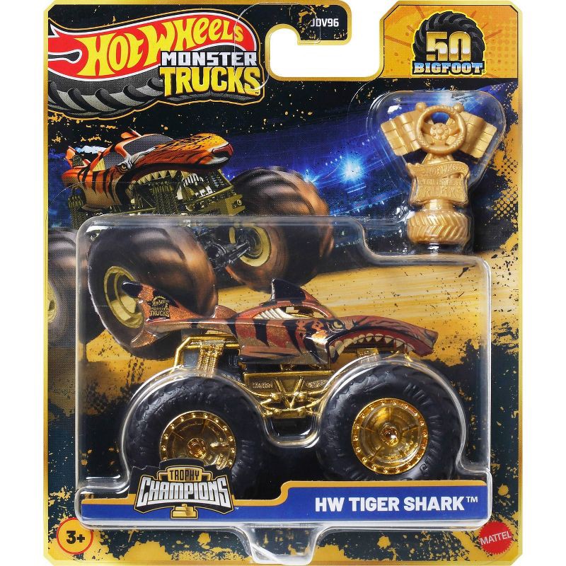 slide 3 of 6, Hot Wheels Bigfoot Trophy Champions Diecast Vehicle Assortment, 1 ct