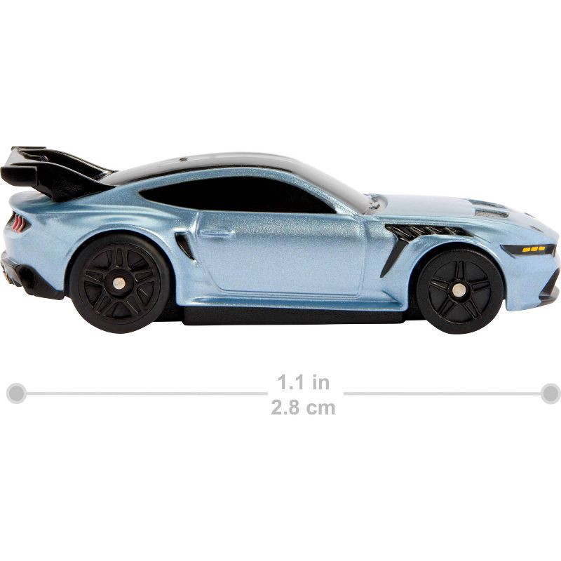 slide 4 of 6, Hot Wheels Ford Mustang GTD Battery-Powered Remote Control Toy Car 1:64 Scale, 1 ct