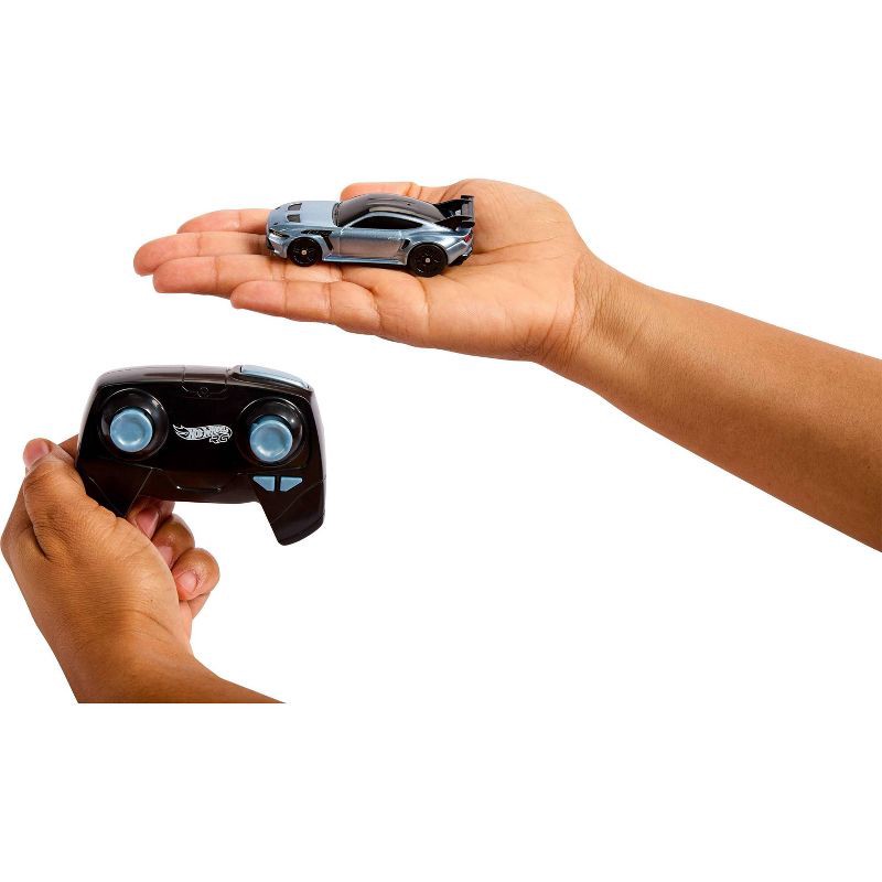 slide 6 of 6, Hot Wheels Ford Mustang GTD Battery-Powered Remote Control Toy Car 1:64 Scale, 1 ct