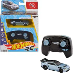 Hot Wheels Ford Mustang GTD Battery-Powered Remote Control Toy Car 1:64 Scale