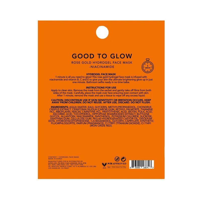 slide 2 of 7, Holler and Glow Good to Glow Face mask, 1 ct