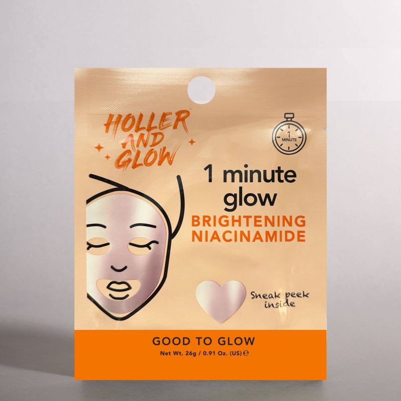 slide 4 of 7, Holler and Glow Good to Glow Face mask, 1 ct