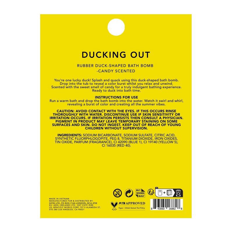 slide 2 of 4, Holler and Glow Yellow Duck Bath Bombs - 4.23oz, 4.23 oz
