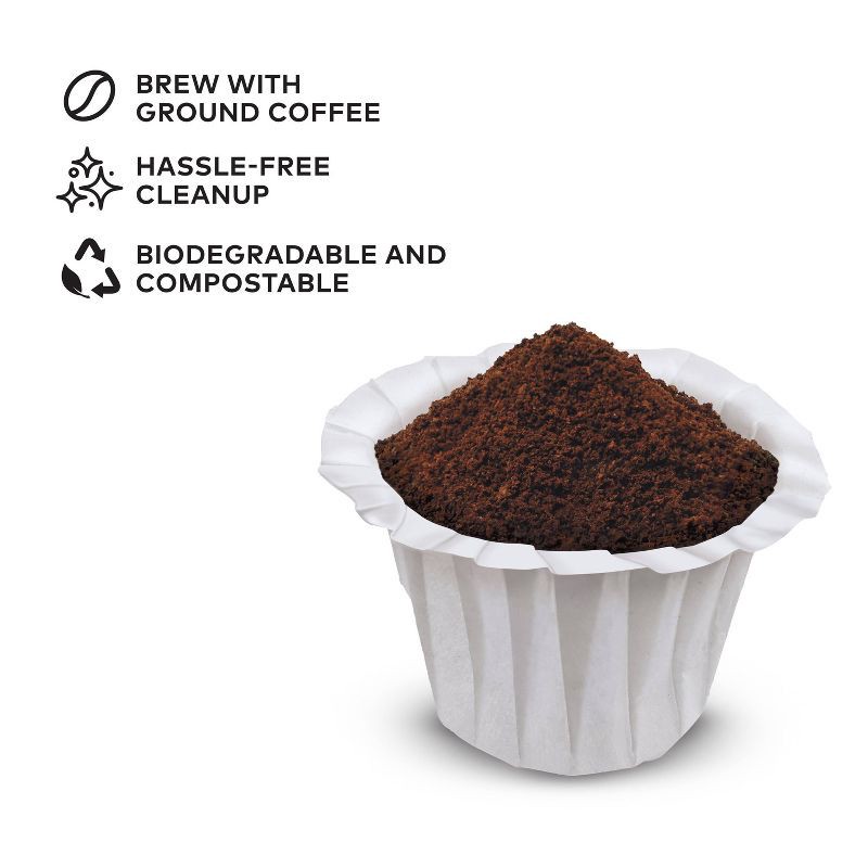 slide 3 of 4, Keurig 50pk Paper Disposable Coffee Filters White, 50 ct